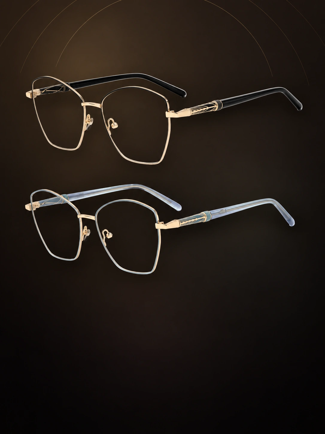 Selección de monturas D3603 de la colección CNC Metal